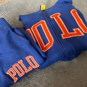 Polo boys sweatsuit sz 8